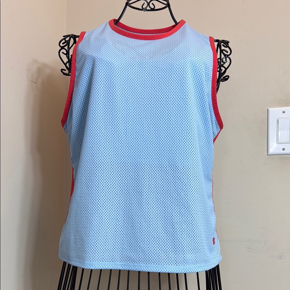New Balance Light Blue Mesh Tank Top